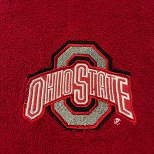 Set of 2 Ohio State logo bath towels